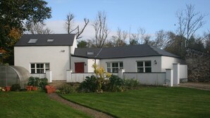 A modern two-story house with a white exterior and a dark roof. - Aine Guest House Clonlara (Ruanard)