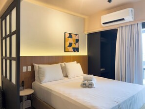 Studio | Blackout drapes, iron/ironing board, free WiFi - Champs Elysees Business Residence (São Paulo)