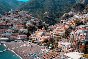 Room, 1 Bedroom, Balcony, Mountain View | Aerial view - Room-luxury Sea View Suite Alessandro in (Positano)