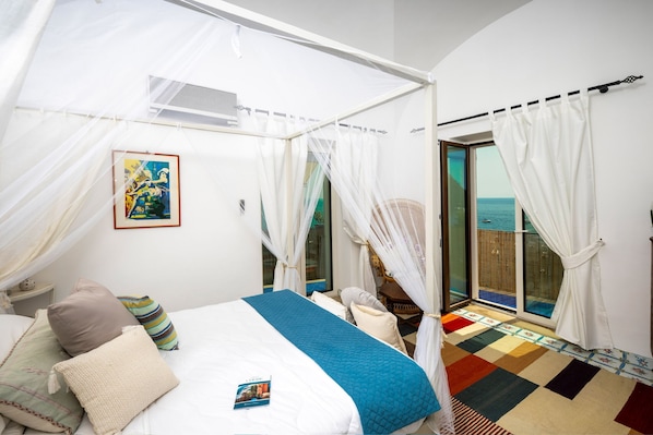 Chambre, 1 chambre, balcon, vue montagne