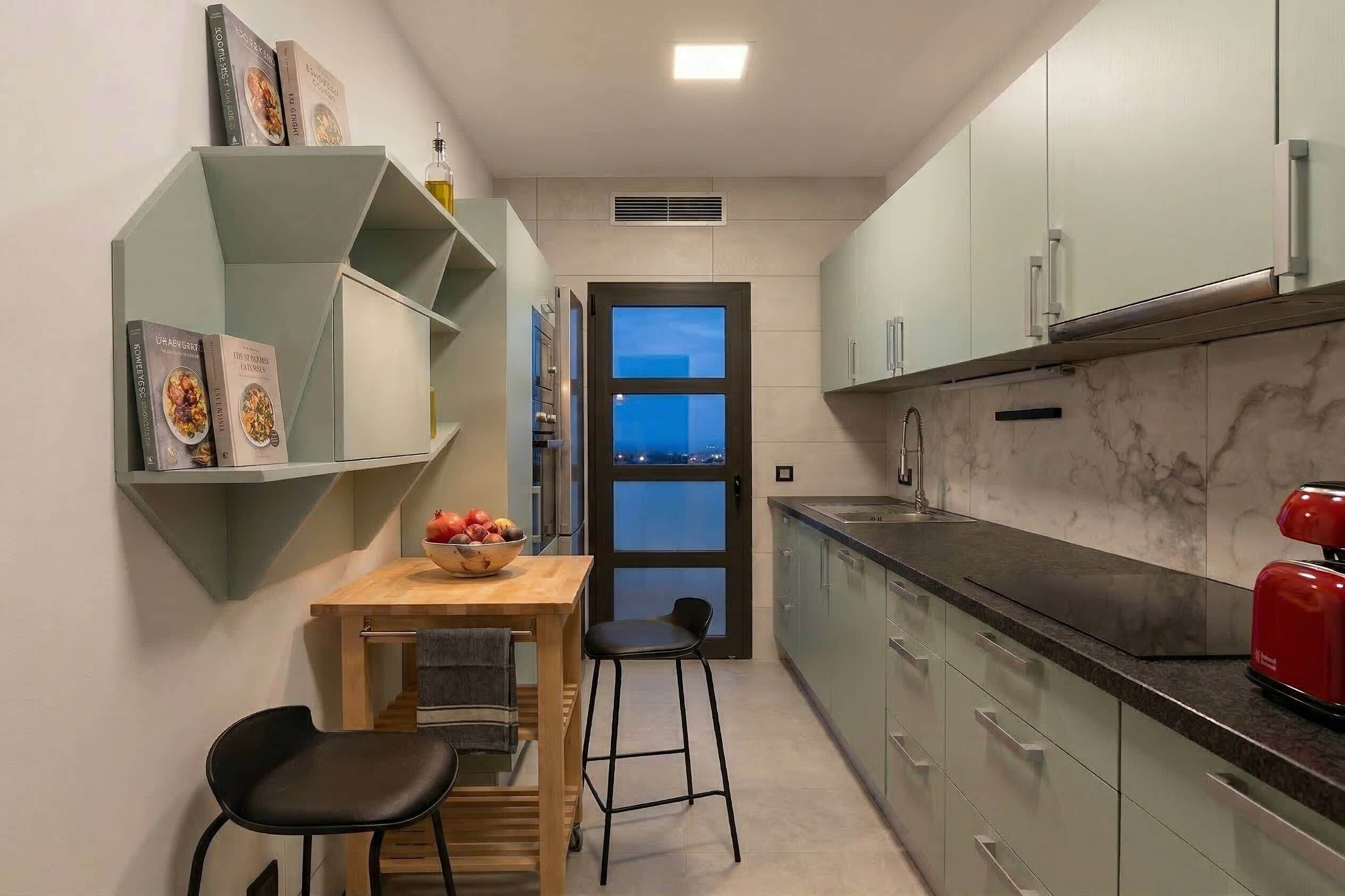 Fridge, microwave, dishwasher, toaster