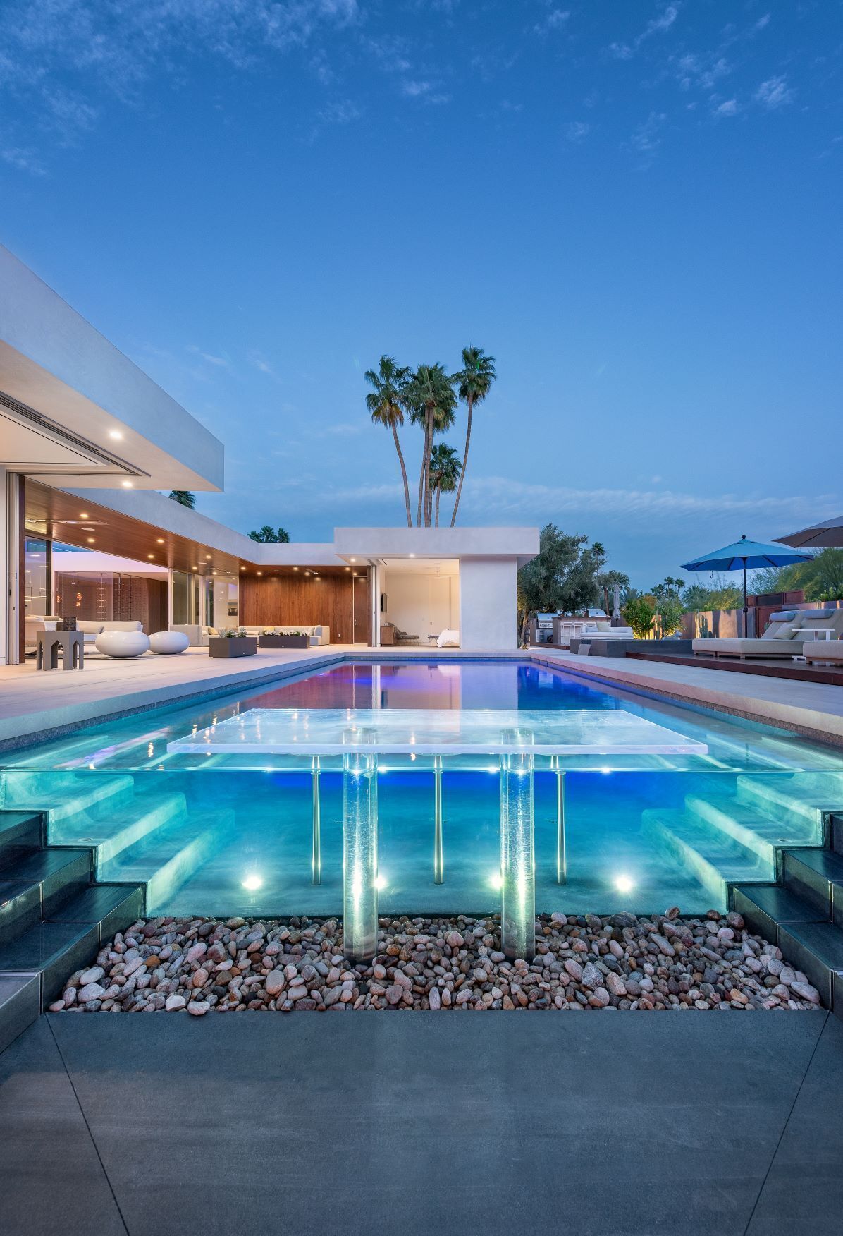 Una piscina climatizada