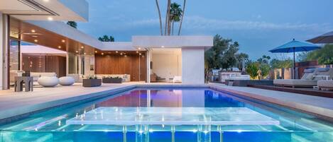 Una piscina climatizada