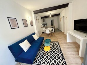 TV - Charming 2-bedroom city center apartment. Pets welcome! (Avignon)