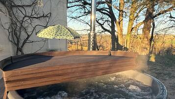 Idromassaggio all'aperto