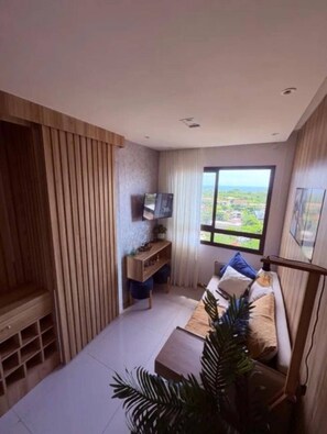 Apartment, 2 Bedrooms, Accessible | Living area - Cardial Gold Apart Rio Vermelho Federacao (Salvador)