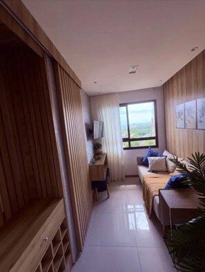 Apartment, 2 Bedrooms, Accessible | Living area - Cardial Gold Apart Rio Vermelho Federacao (Salvador)