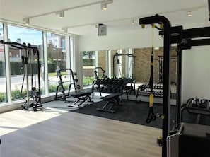Apartment, 1 Bedroom, Accessible, Balcony | Kemudahan kecergasan