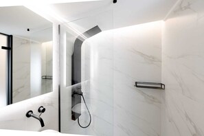 Hair dryer, towels - Hanim Boutique |Old Town lux Studio with hot tub 2, Studio (Chania)