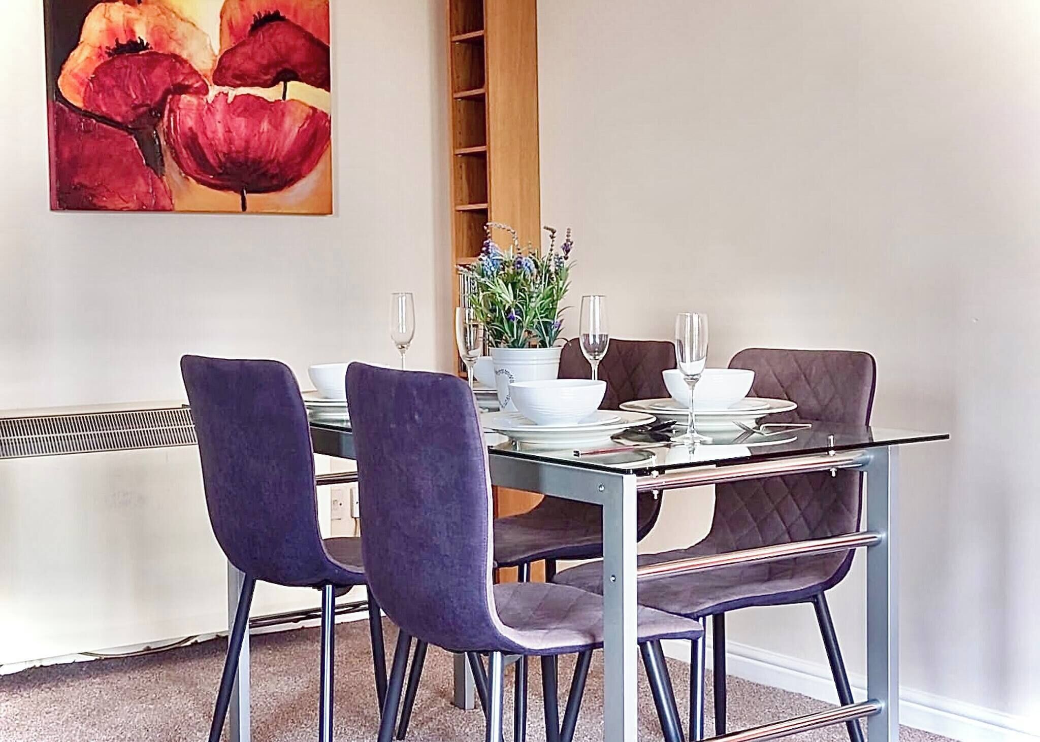 Apartment, 3 Bedrooms, Garden View | Dining room