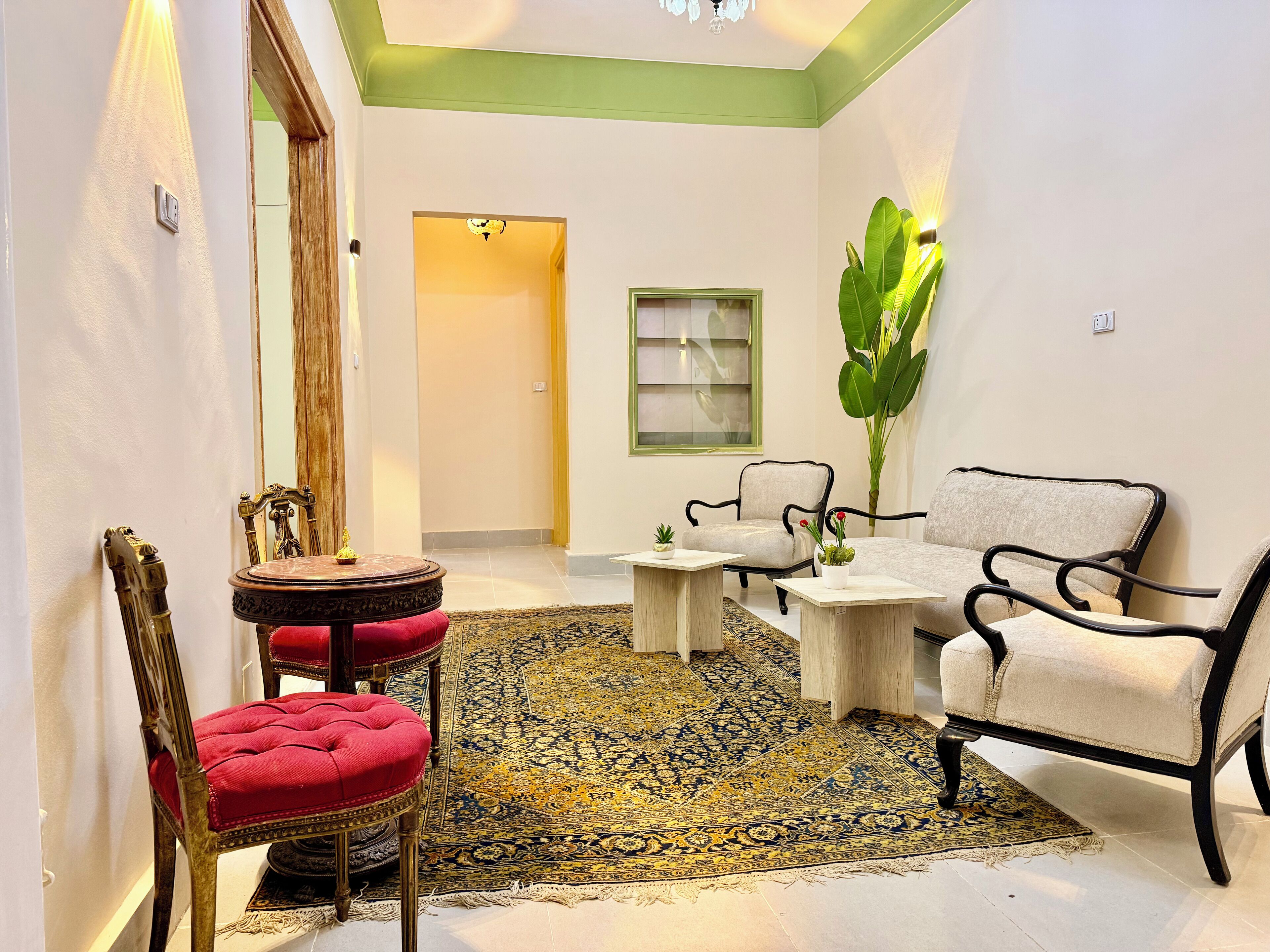 Deluxe appartement, 3 slaapkamers, balkon, uitzicht op de stad | Interieur