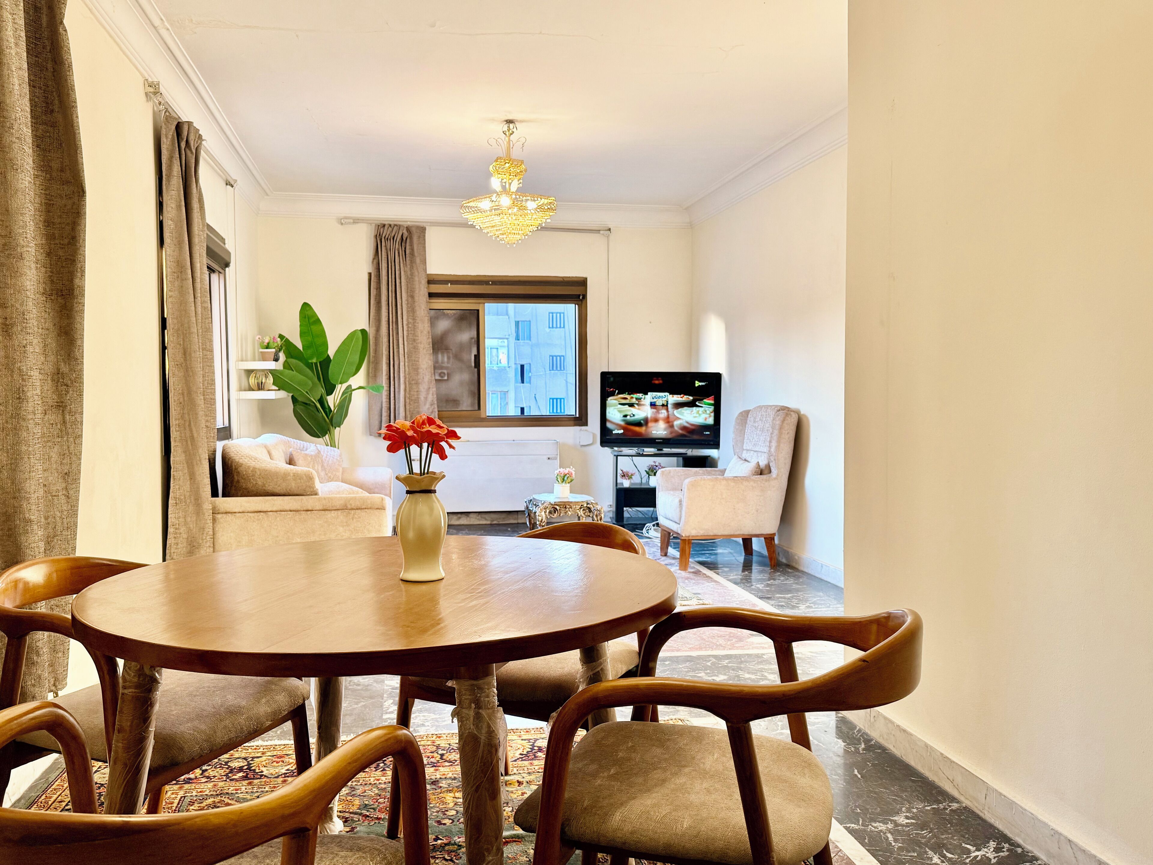 Deluxe-Apartment, 1 Schlafzimmer, Stadtblick | Bettwäsche aus ägyptischer Baumwolle, hochwertige Bettwaren