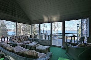 House, 4 Bedrooms | Terrace/patio - Loon Song On Lost Land Lake 4 Bedroom Home (Hayward)
