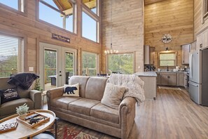 House, 2 Bedrooms | Living area | Smart TV - Three Pines 2 Bedroom Home (Sevierville)