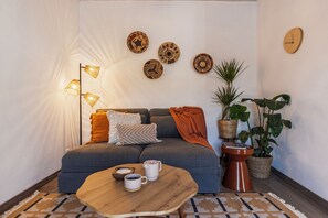 Classic-Stadtwohnung, Gartenblick | Wohnbereich