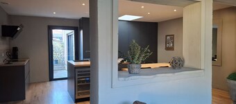 Charming house near the beach with private swimming SPA