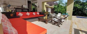 Terrace/patio - COMPLETE HOUSE IN EXCLUSIVE CONDOMINIUM WITH PRIVATE POOL AND PLAYGROUND (PETFRIENDLY) (Anapoima)