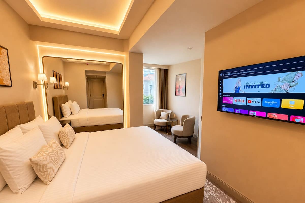 Free WiFi, bed sheets