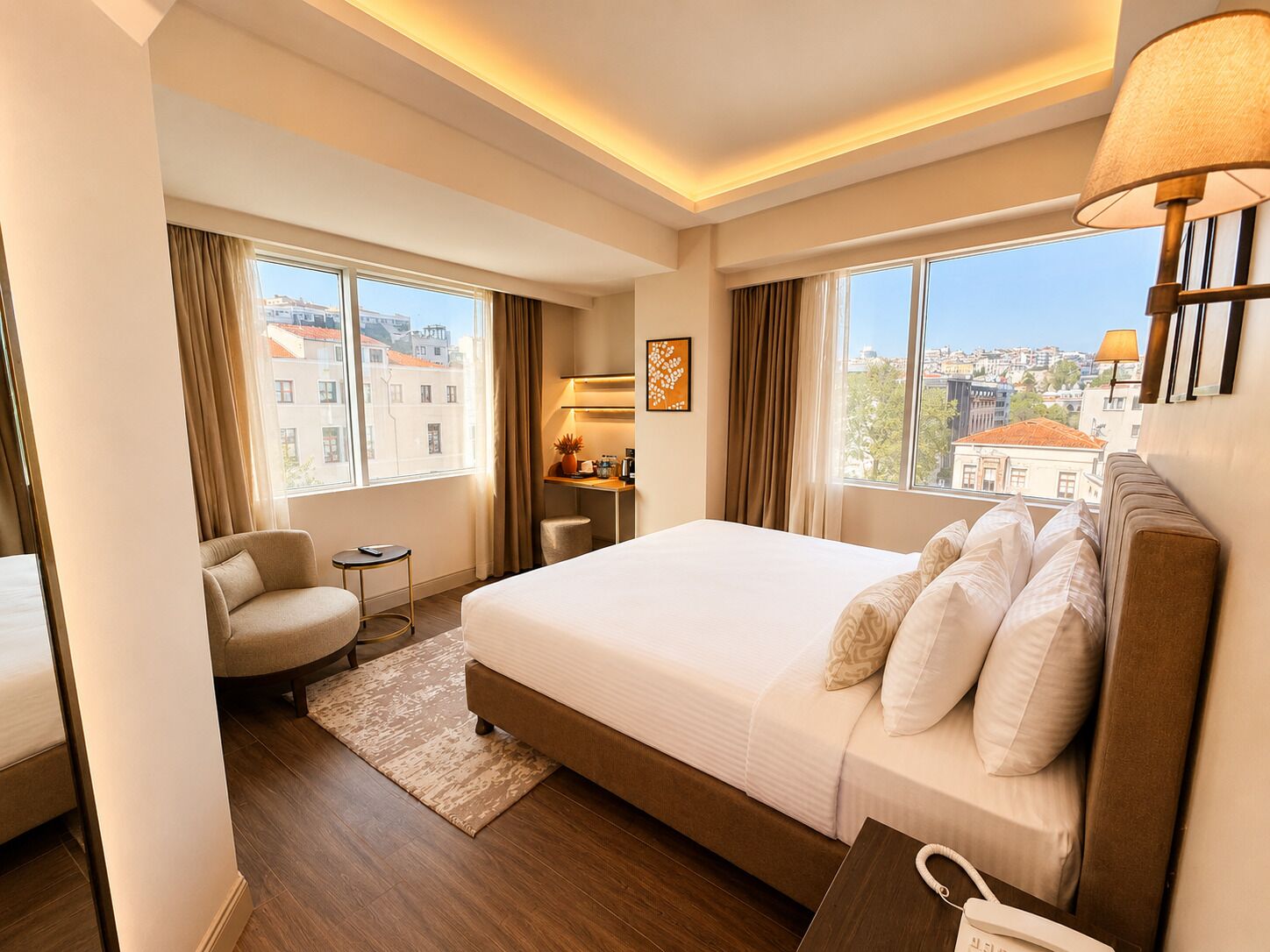 Deluxe Room with Galata Tower View | Kostenloses WLAN, Bettwäsche