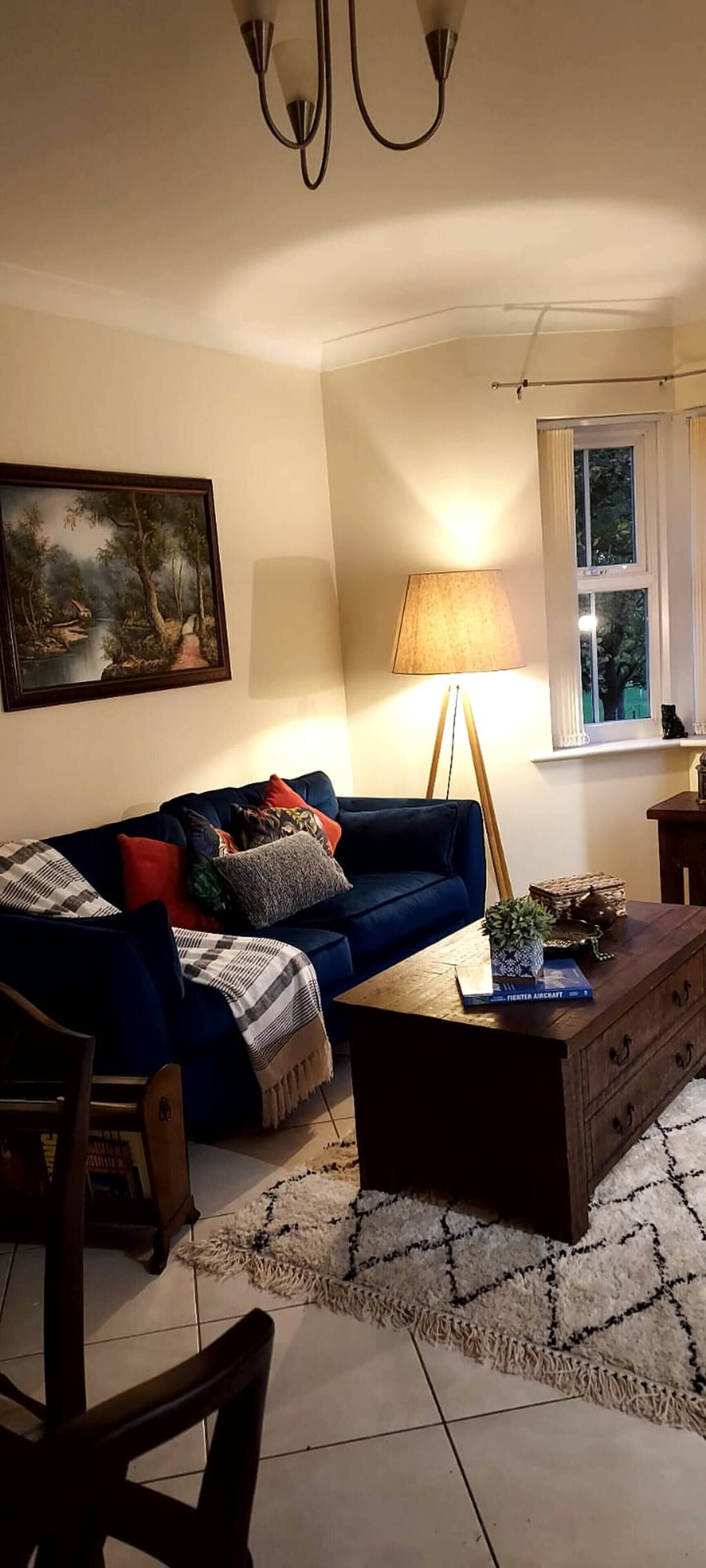 Ferienhaus, 3 Schlafzimmer | Wohnzimmer | Bücher