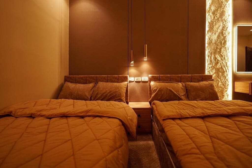 Economy Double or Twin Room, Multiple Beds, Air conditioning