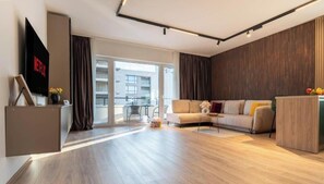 Appartamento, balcone, vista città | Area soggiorno