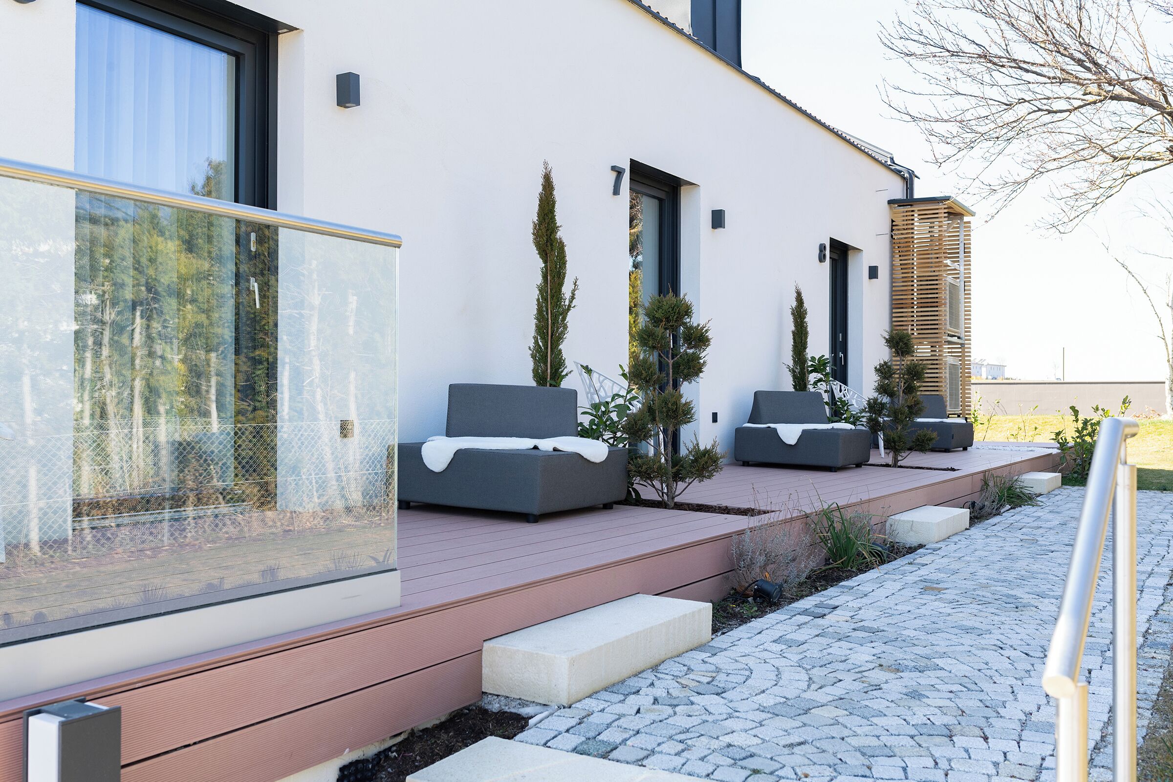 Doppelzimmer mit Terrasse | Terrace/patio