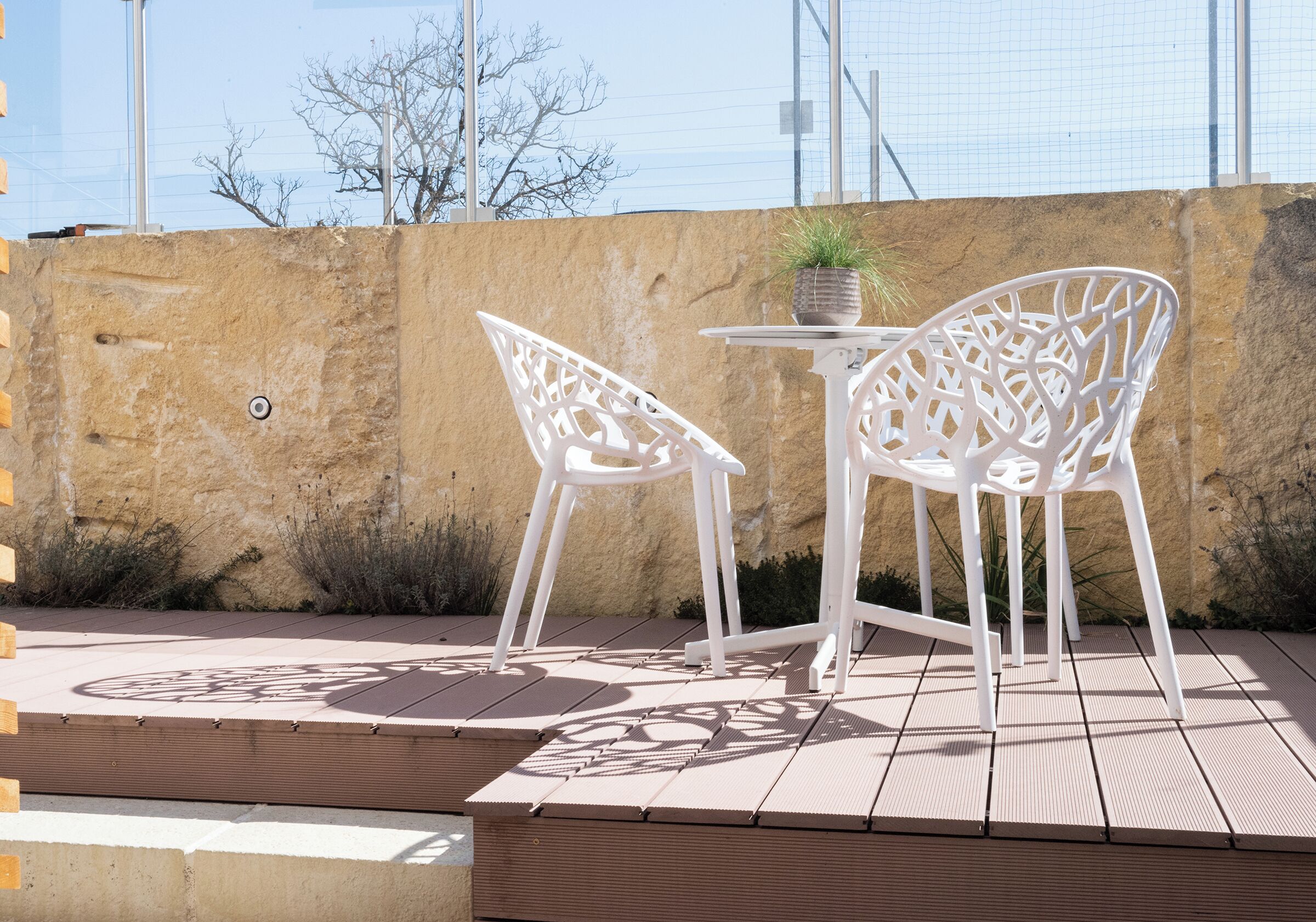 Doppelzimmer mit Terrasse | Speisen im Freien