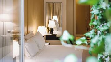 Doppia Deluxe | Una cassaforte in camera, postazione laptop, tende oscuranti