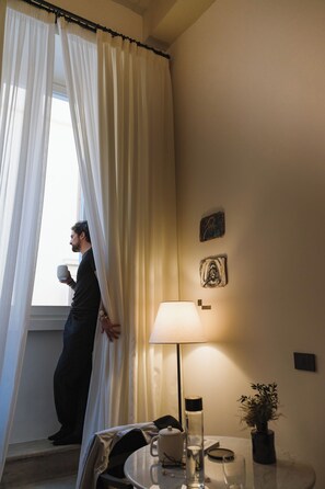 Habitación cuádruple de lujo, vistas a la ciudad | Vistas desde la habitación