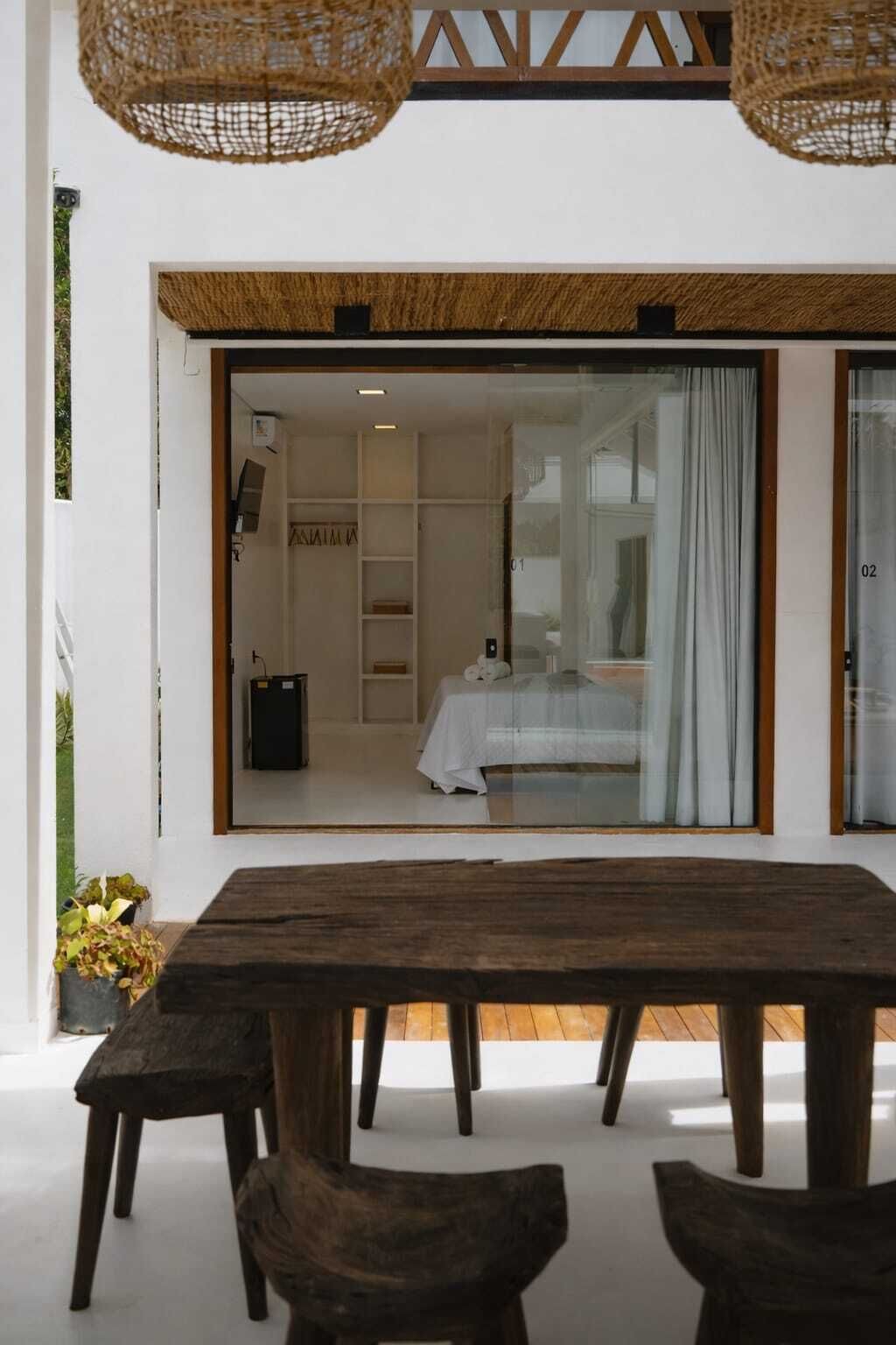 Classic Double Room, Lanai, Pool View | Outdoor dining