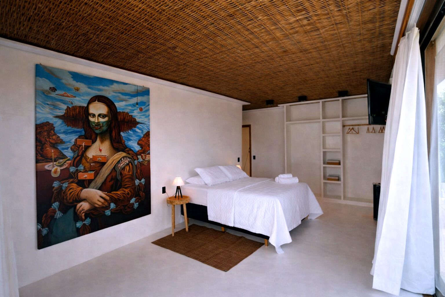 Chambre Double Classique, véranda, vue piscine | Rideaux occultants, fer et planche à repasser, Wi-Fi gratuit