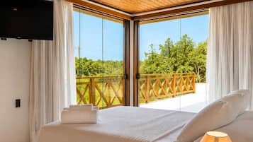 Suite – deluxe, 1 soverom, terrasse, bassengutsikt | Treningsfasiliteter på rommet