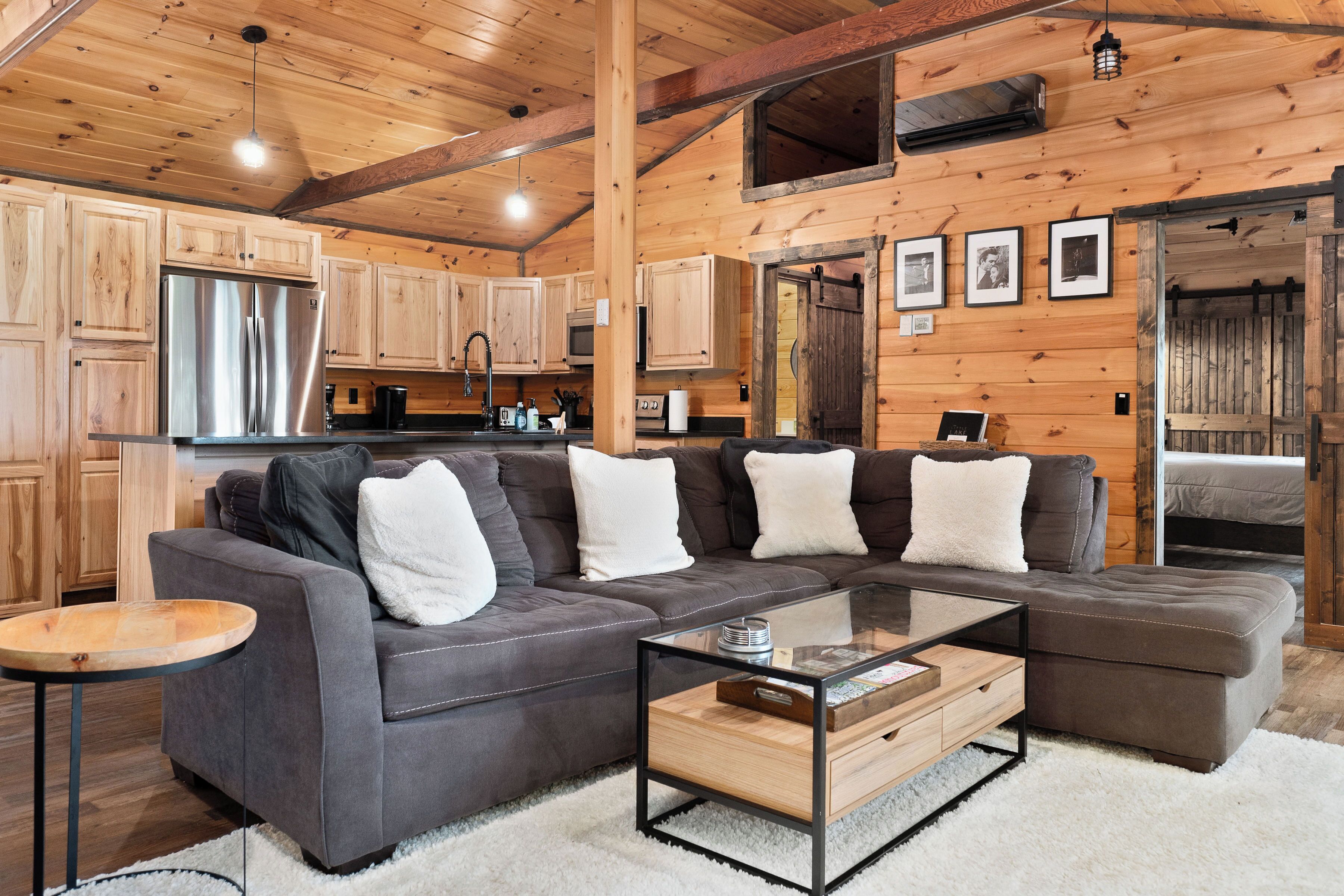 Smart TV, fireplace, video games, books