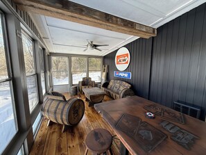 Dining - Waterfront Nature Escape • Hot Tub + Sauna (Tay Valley)