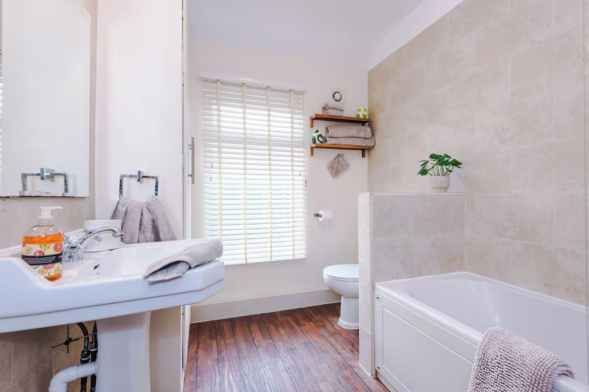 Towels, soap, toilet paper