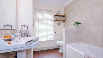 Towels, soap, toilet paper
