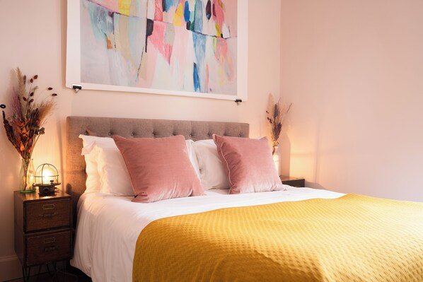 2 bedrooms, iron/ironing board, travel crib, free WiFi