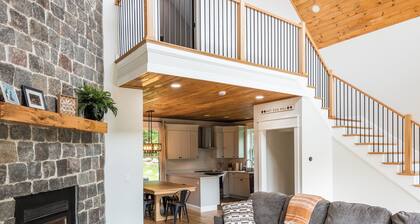 Escape to this brand-new 3BR/2.5BA cabin just minutes from Killington Resort!