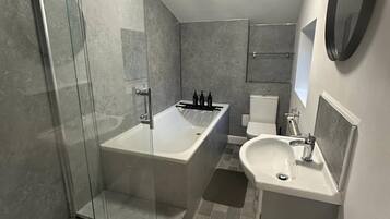 Ferienhaus, 1 Schlafzimmer, Gartenblick | Badezimmer