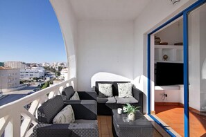 Terrace/patio - Spacious apartment in the heart of Albufeira (Albufeira)