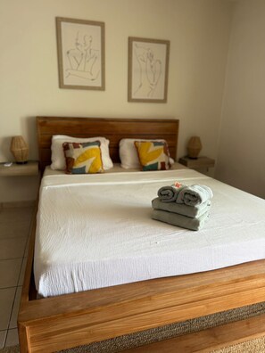 Iron/ironing board, Internet, bed sheets - Spacious  studio in peaceful Fort-de-France with AC (Fort-de-France)