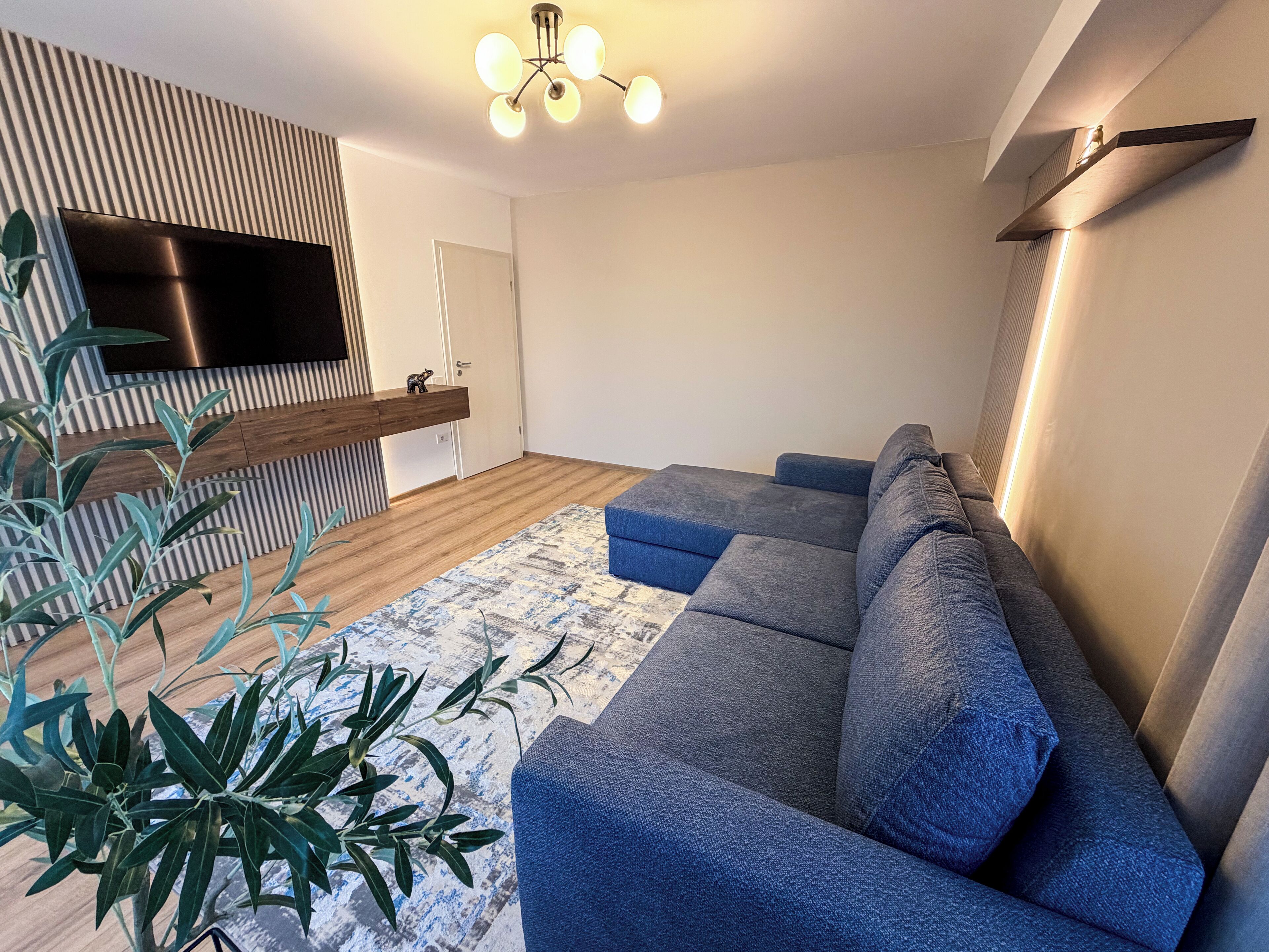 Appartement Deluxe, vue sur la montagne | Aire de séjour