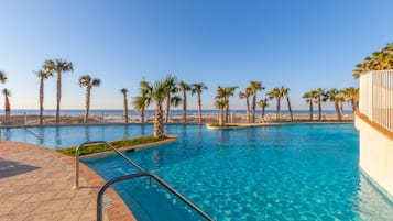 Indoor pool, outdoor pool