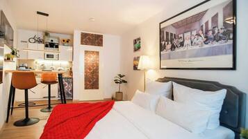 1 bedroom, iron/ironing board, free WiFi, bed sheets