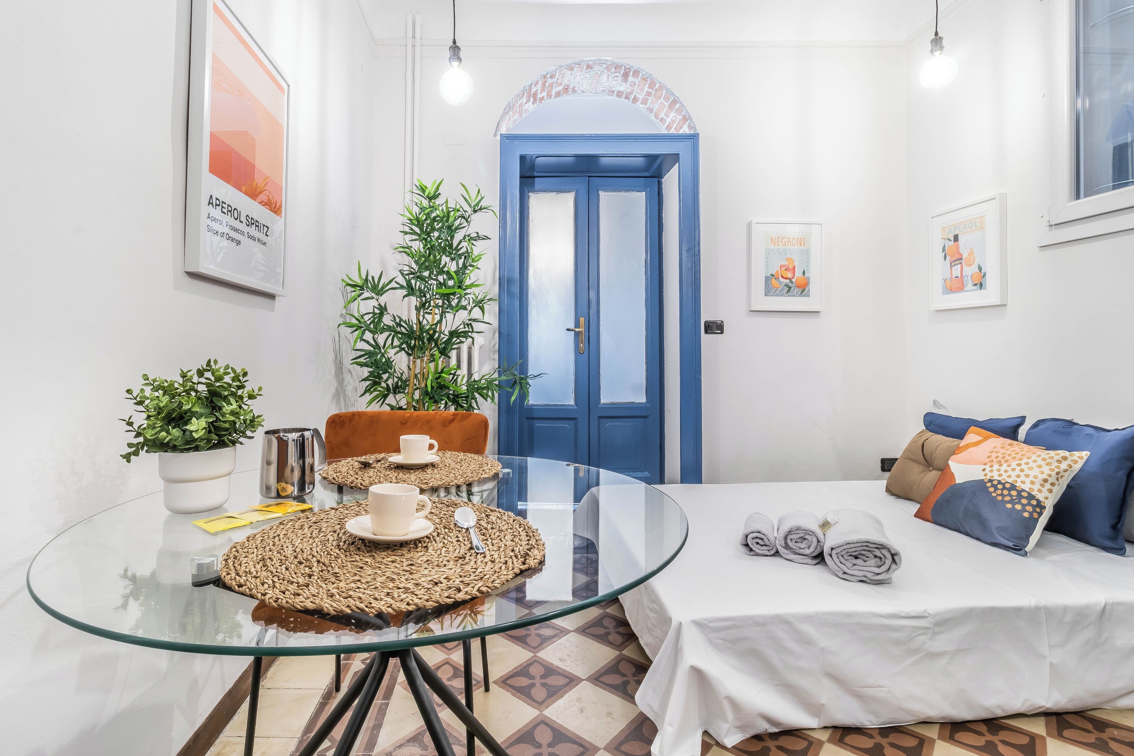 1 soverom, strykejern/-brett, wi-fi og sengetøy