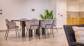 Dining - Premium 2BR Home • Private Terrace Views (Rabat)
