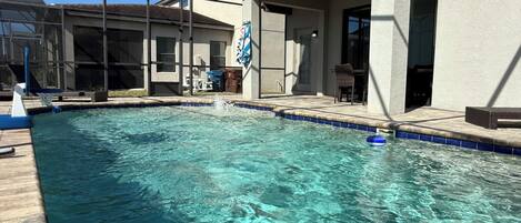 Una piscina climatizada