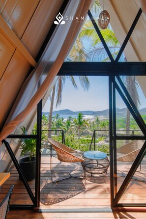 Doppelzimmer, Balkon, Strandblick | Innenbereich