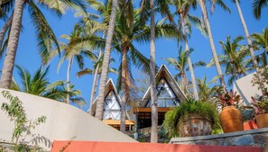 双人房, 阳台, 海滩景观 | 外观